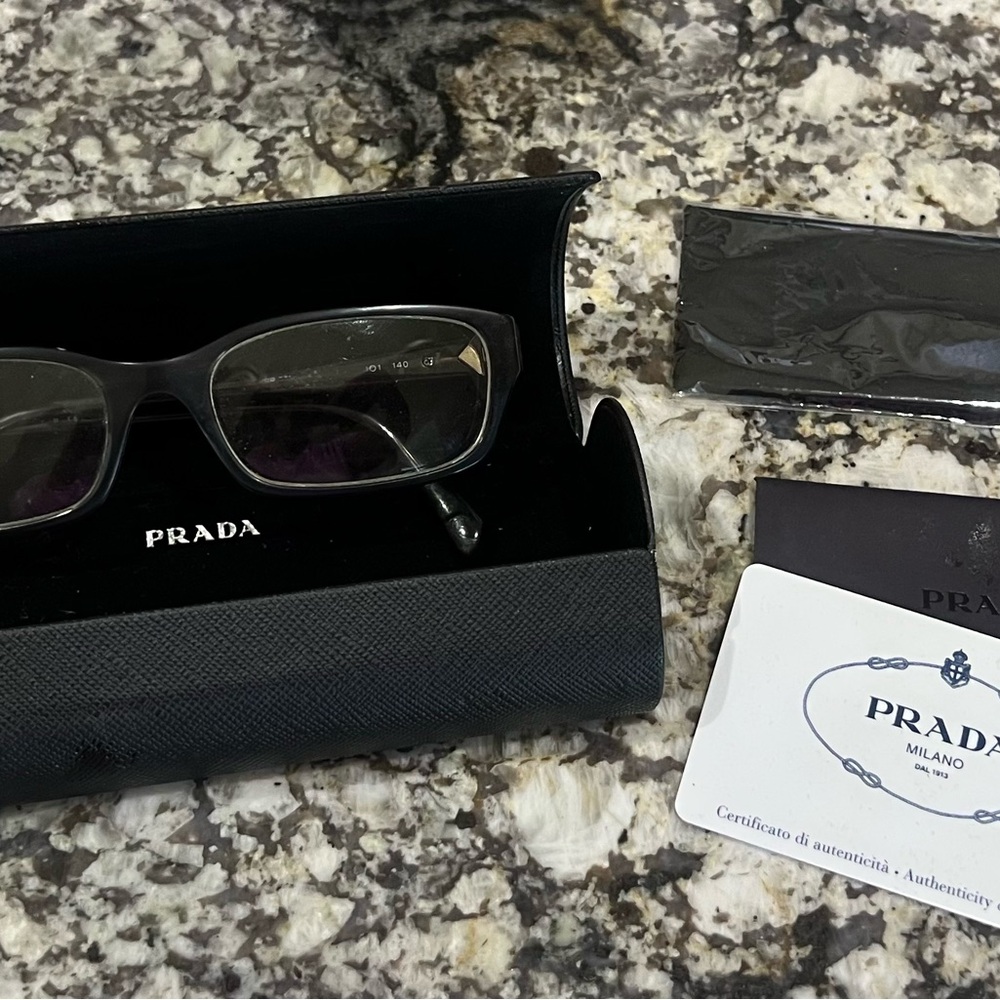 Prada Black Eyeglasses